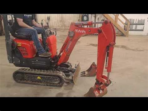 k 01 mini excavator|Operational walk through on Kubota K008 1ton mini excavator.